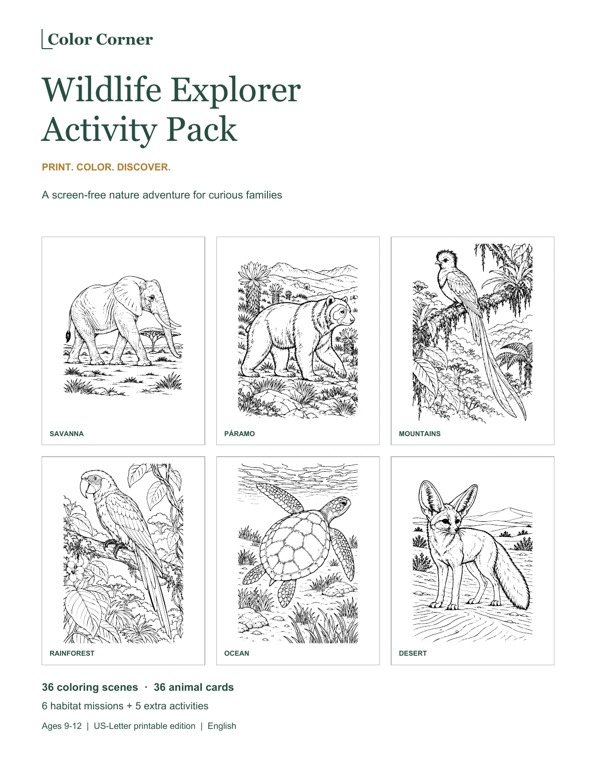 Wildlife Explorer pack cover